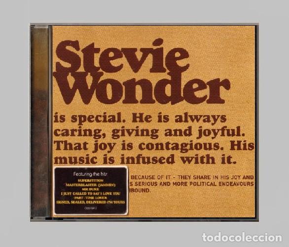 CDs de m&uacute;sica: G404 - STEVIE WONDER. THE DEFINITIVE COLLECTION. RECOPILATORIO. CD.