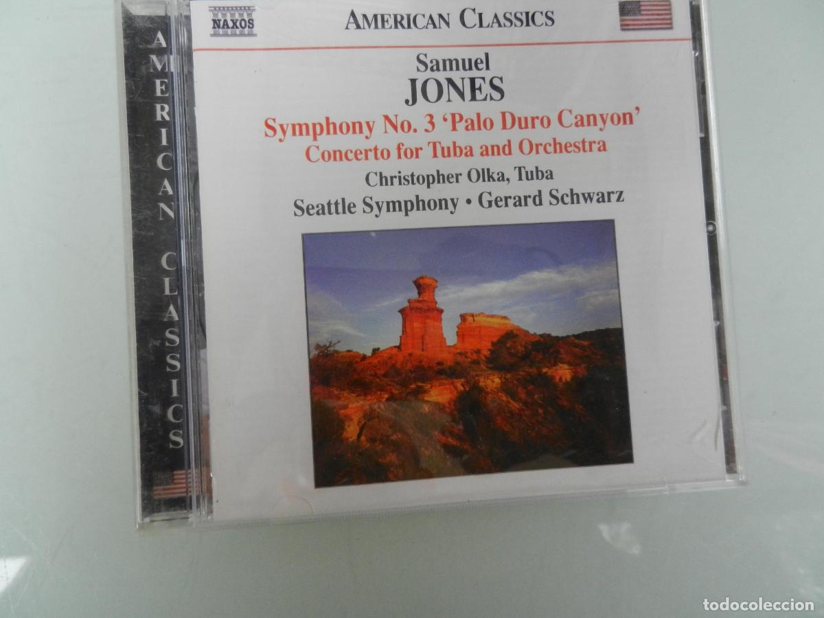 CD de M&uacute;sica: SAMUEL JONES - SYMPHONY N&ordm; 3 - GERARD SCHWARZ - CD - NAXOS -2009