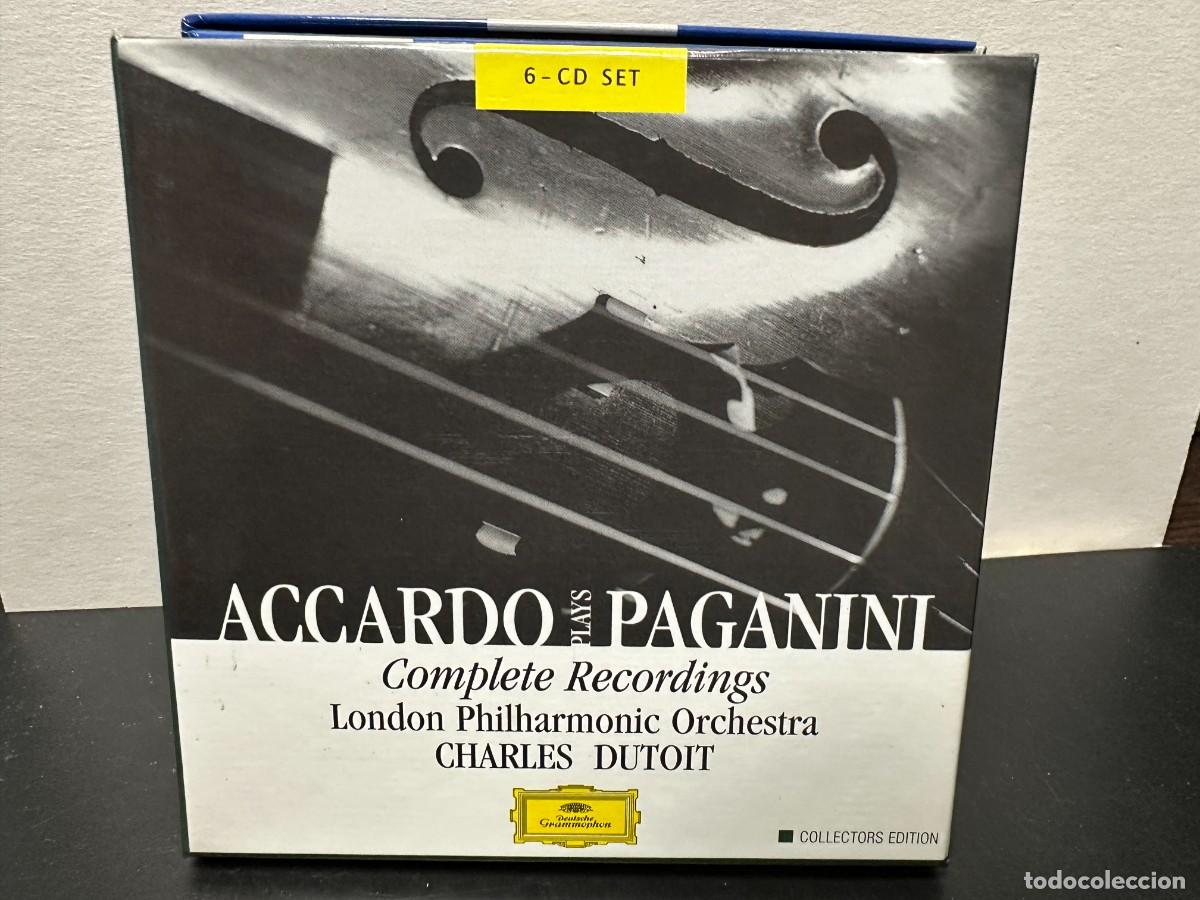 CDs de m&uacute;sica: Salvatore Accardo Plays Niccol&ograve; Paganini - Complete Recordings (6xCD)