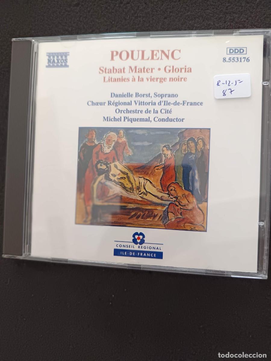 CDs de m&uacute;sica: POULENC: STABAT MATER. GLORIA. LITANIES &Agrave; LA VIERGE NOIRE. DIR: MICHEL PIQUEMAL. SOPRANO: DANIELLE