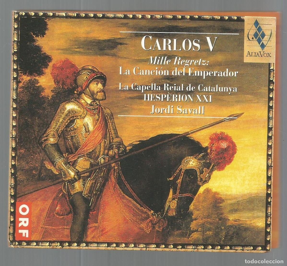 CDs de m&uacute;sica: CARLOS V - LA CANCION DEL EMPERADOR - JORDI SAVALL - ALIAVOX