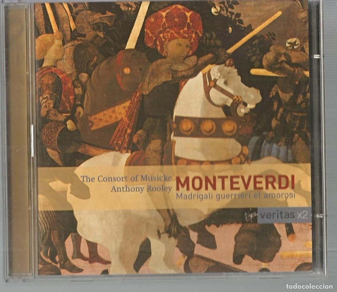 CDs de m&uacute;sica: CLAUDIO MONTEVERDI - MADRIGALI GUERRIERI ET AMOROSI - ANTHONY ROOLEY - UNICO EN TC - 2 CDS