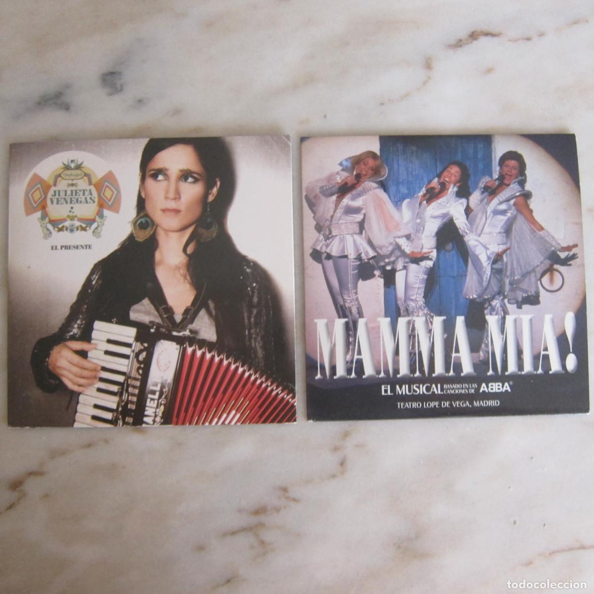 CDs de m&uacute;sica: PACK CDS - JULIETA VENEGAS - EL PRESENTE UNPLUGGED / ABBA - MAMMA MIA! EL MUSICAL (MTV) 2 CDS M&Uacute;SICA