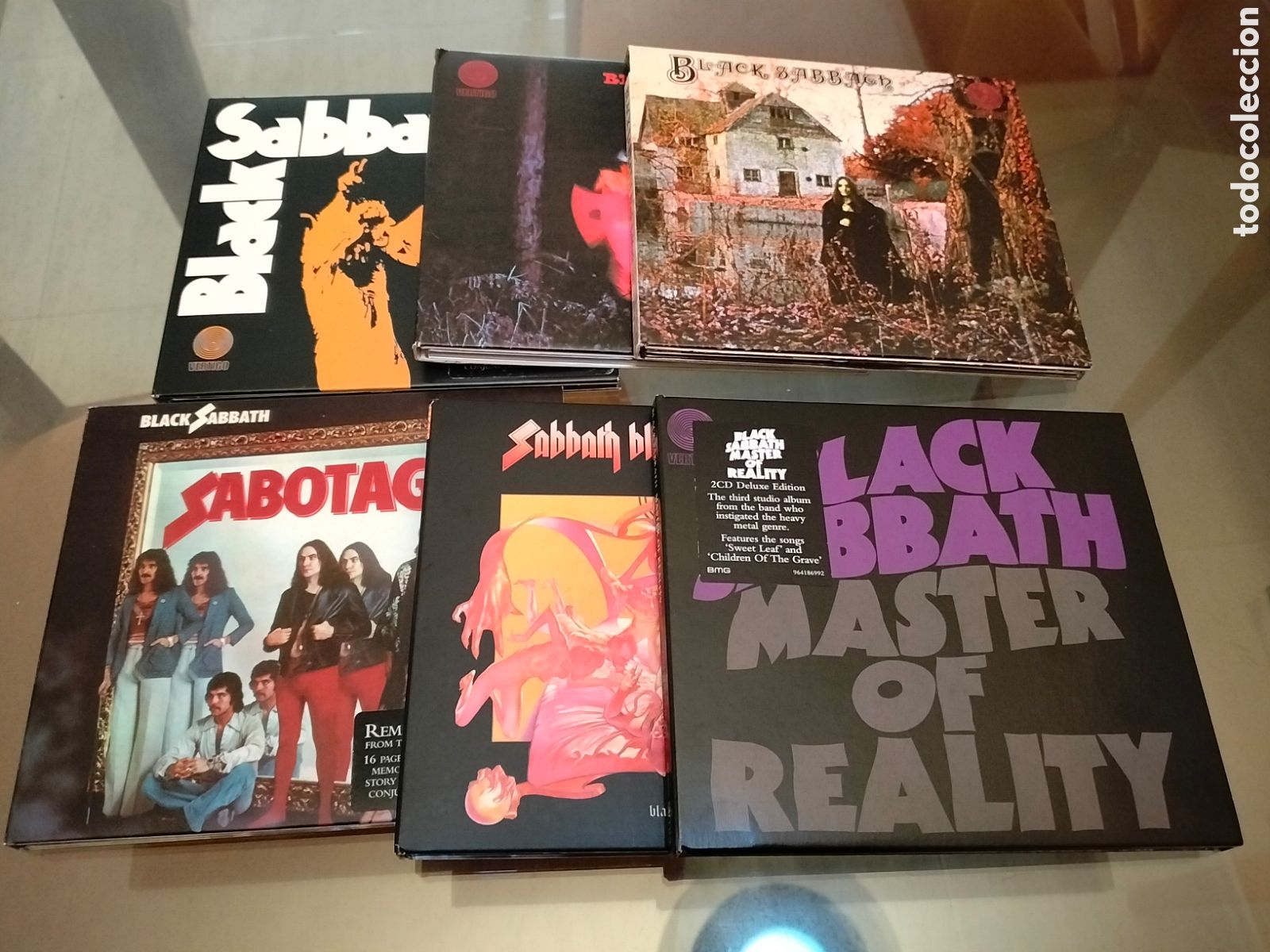 CDs de m&uacute;sica: Black Sabbath Discograf&iacute;a Digipack Ozzy Osbourne 7CD Remasters Env&iacute;o Gratis