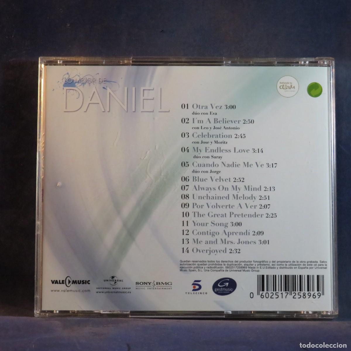 CDs de m&uacute;sica: DANIEL ZUERAS &ndash; LO MEJOR - CD - Foto 2