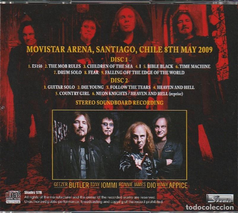 CDs de m&uacute;sica: 2 CDs - HEAVEN & HELL - Live Santiago 2009 - Foto 2