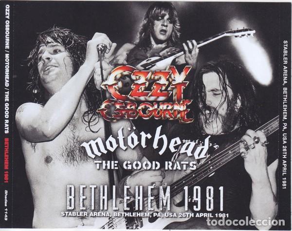 CDs de m&uacute;sica: 3 CD's - OZZY - MOTORHEAD - Live Bethlehem 1981