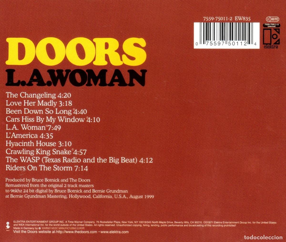 CDs de m&uacute;sica: THE DOORS. L.A. WOMAN. CD. - Foto 3