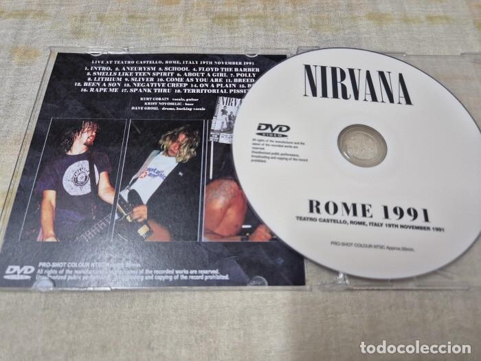 CDs de m&uacute;sica: DVD - NIRVANA - Live in Rome 1991 - Foto 2