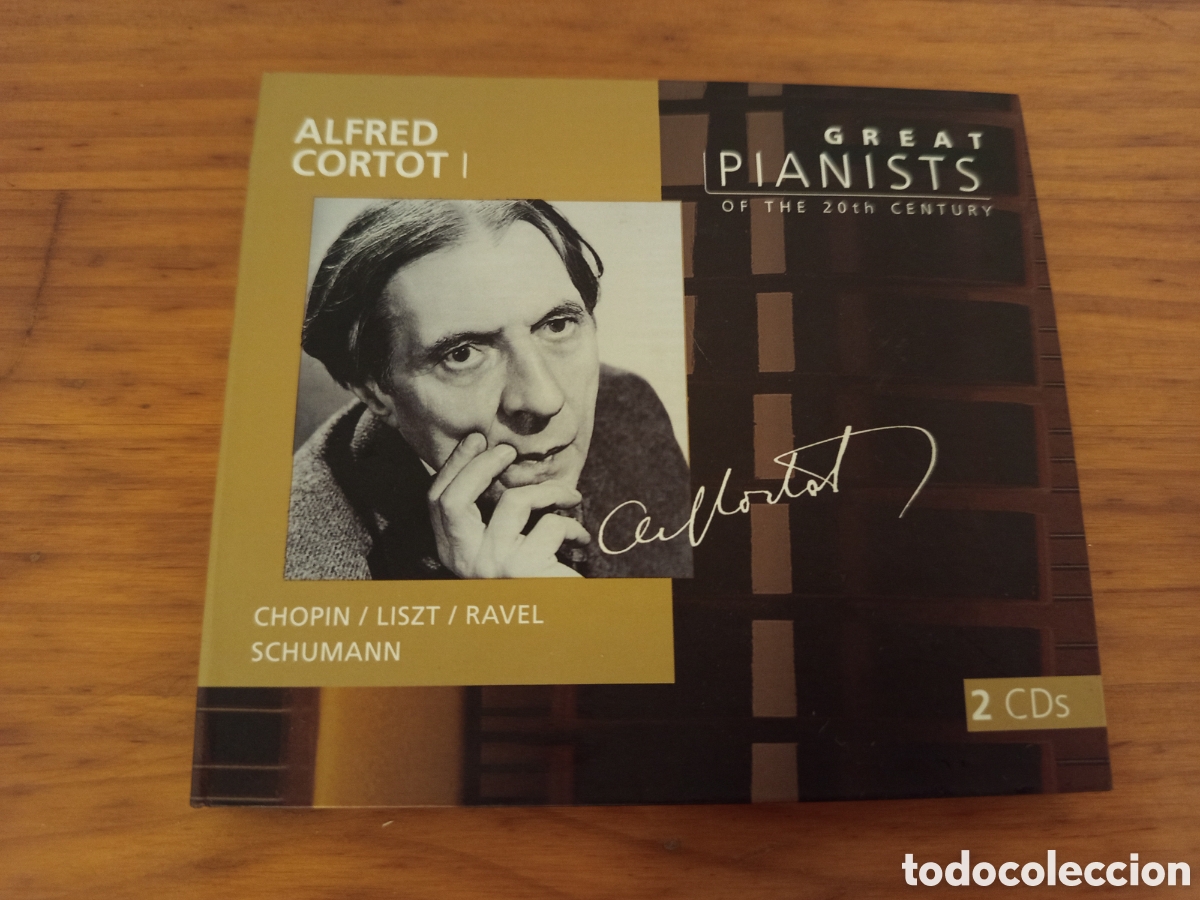 CDs de m&uacute;sica: ALFRED CORTOT I. CHOPIN / LISZT / RAVEL / SCHUMANN (GREAT PIANISTS OF THE 20TH CENTURY) 2 CD'S