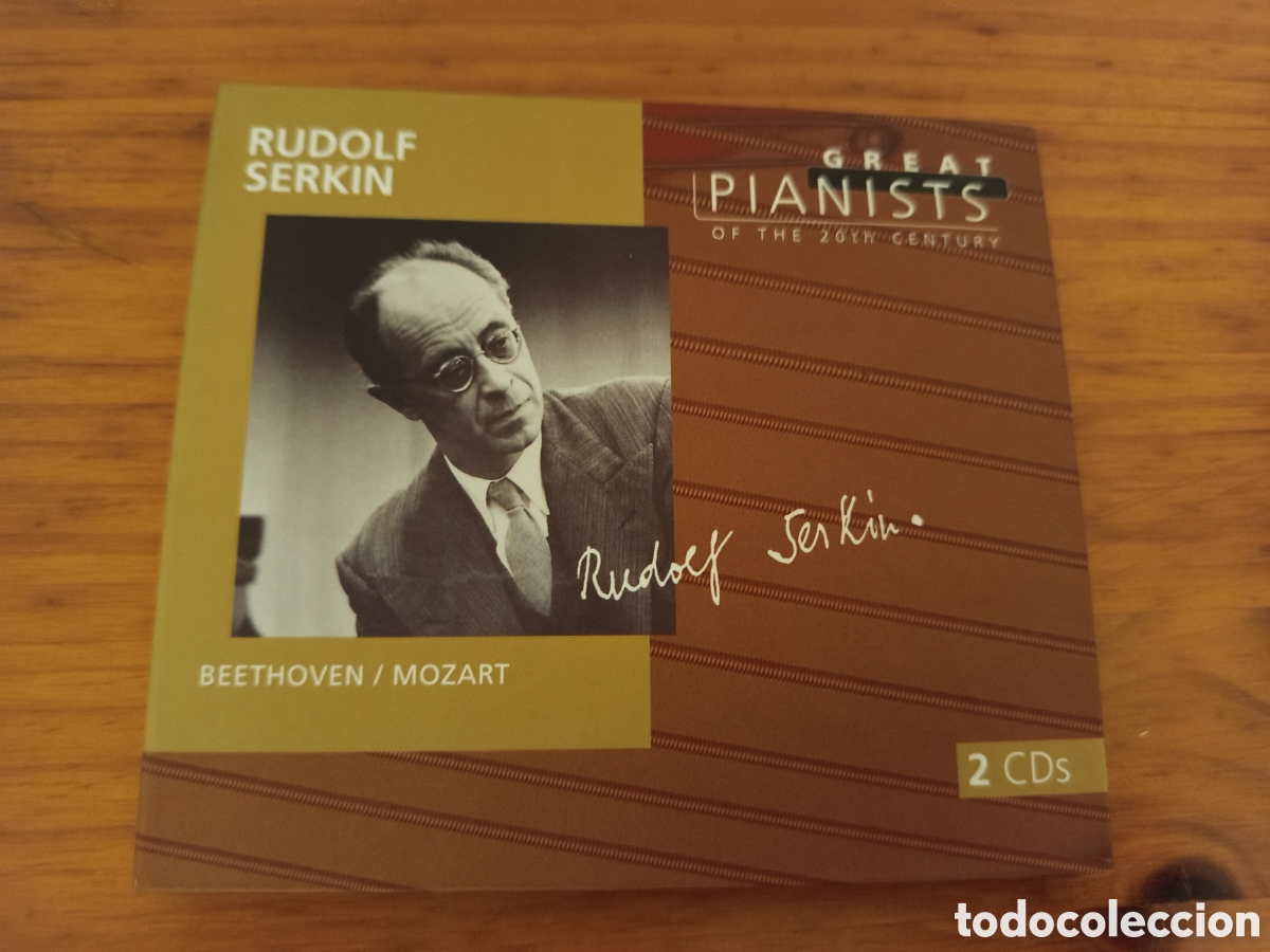 CDs de m&uacute;sica: RUDOLF SERKIN. BEETHOVEN / MOZART (GREAT PIANISTS OF THE 20TH CENTURY) 2 CD'S