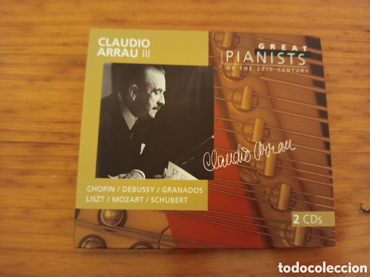 CDs de m&uacute;sica: CLAUDIO ARRAU II. CHOPIN / DEBUSSY / GRANADOS (GREAT PIANISTS OF THE 20TH CENTURY) 2 CD'S
