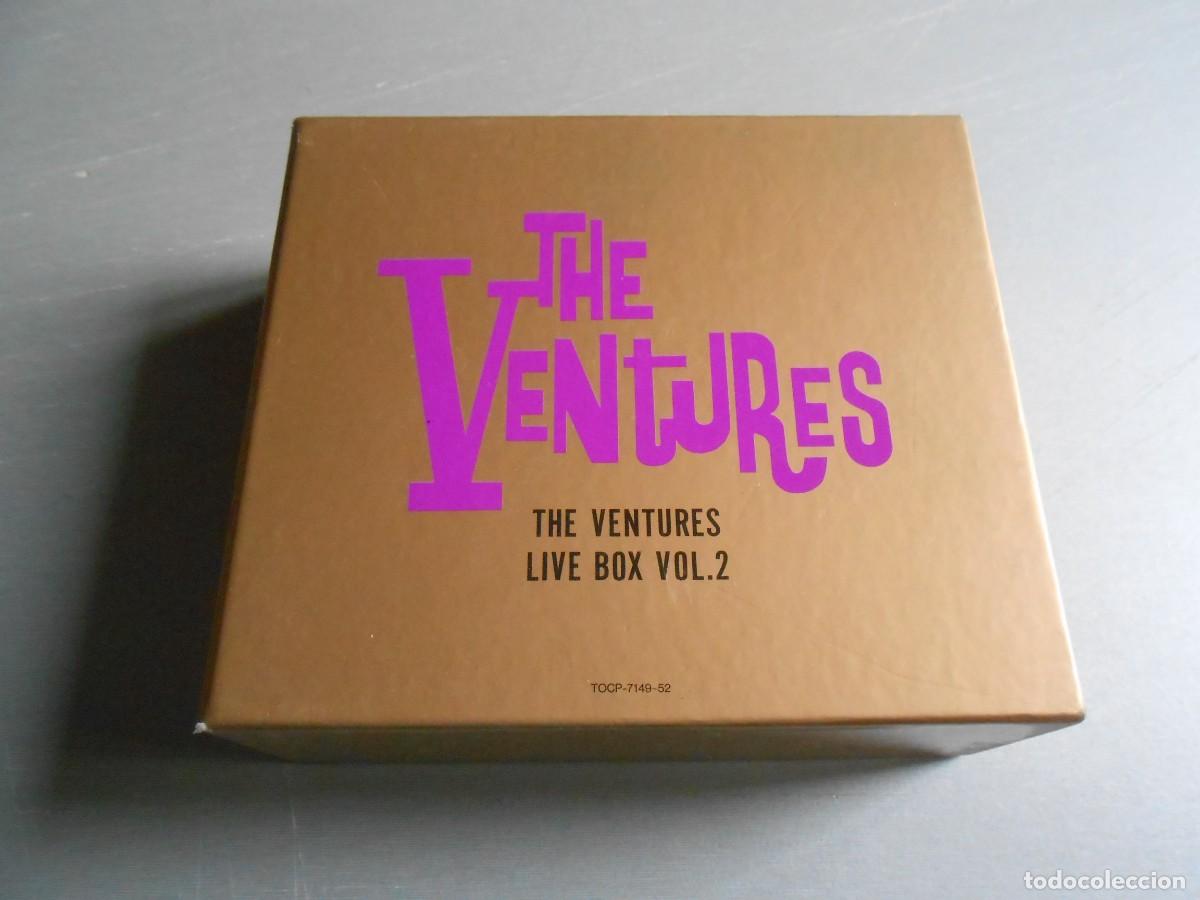 CDs de m&uacute;sica: VENTURES, THE - LIVE BOX VOL. 2 -, CAJA 4 CD, A&Ntilde;O 1992, LIBERTY TOCP 7149-52, MADE IN JAPAN
