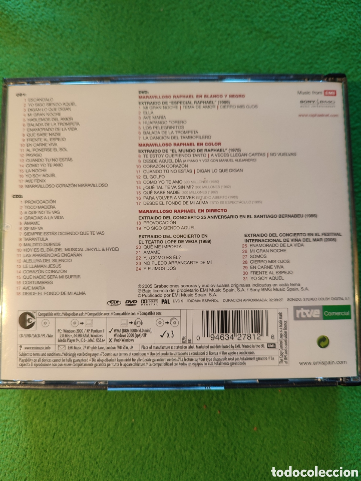 CDs de m&uacute;sica: Raphael - Maravilloso Raphael Edici&oacute;n 2005 - Foto 3