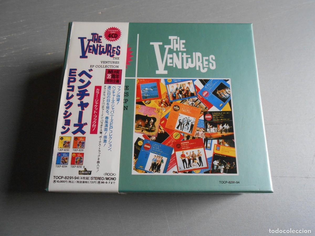 CDs de m&uacute;sica: VENTURES, THE - EP COLLECTION DISC. 4 -, CAJA 4 CD, A&Ntilde;O 1994, LIBERTY TOCP 8291-94, MADE IN JAPAN