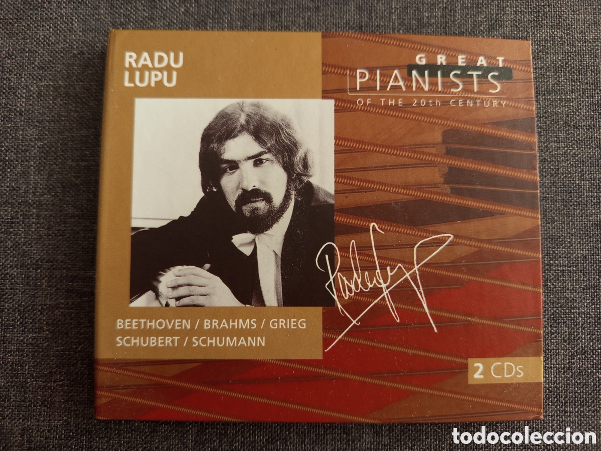 CDs de m&uacute;sica: RADU LUPU. BEETHOVEN / BRAHMS / SCHUMANN (GREAT PIANISTS OF THE 20TH CENTURY) 2 CD'S