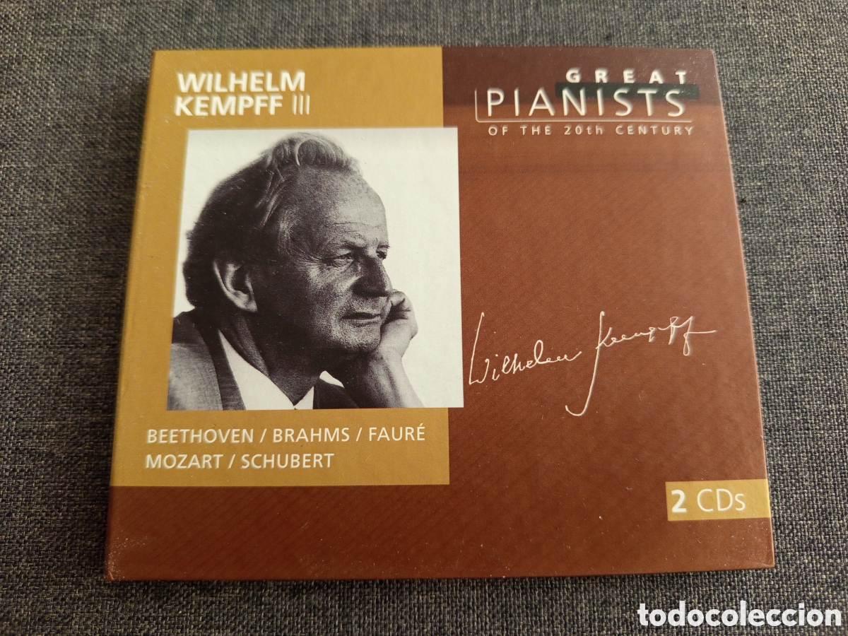 CDs de m&uacute;sica: WILHELM KEMPFF II. BEETHOVEN / BRAHMS / MOZART (GREAT PIANISTS OF THE 20TH CENTURY) 2 CD'S