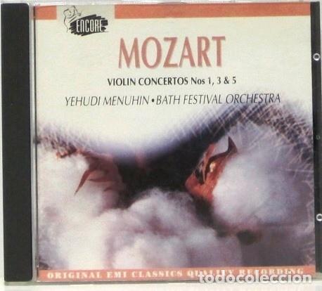 CDs de m&uacute;sica: MOZART - VIOLIN CONCERTOS N&ordm; 1-3 & 5 - YEHUDI MENEHIN - CD