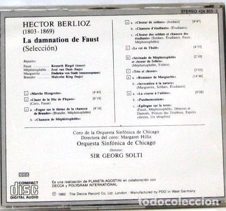 CDs de m&uacute;sica: HERCTOR BERLIOZ - LA DAMNATION DE FAUST - SELECCION - CD - Foto 2