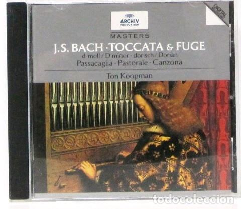CDs de m&uacute;sica: J.S.BACH - TOCCATA & FUGE - TOM KOOPMAN - CD