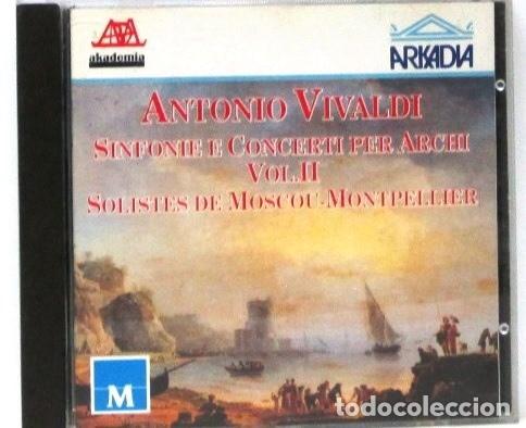CDs de m&uacute;sica: ANTONIO VIVALDI - SINFONIA Y CONCIERTOS PARA ARCOS - CD