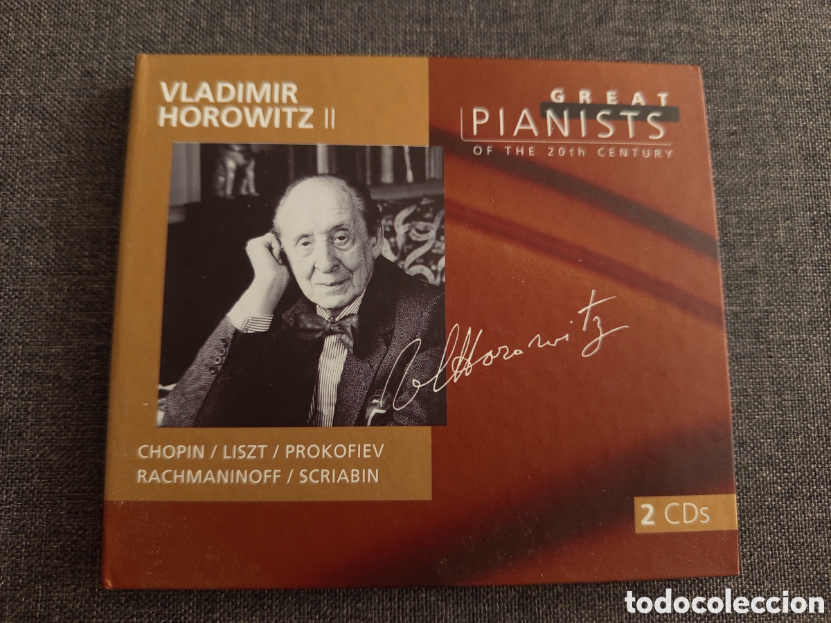 CDs de m&uacute;sica: VLADIMIR HOROWITZ II. CHOPIN / LISZT / SCRIABIN (GREAT PIANISTS OF THE 20TH CENTURY) 2 CD'S