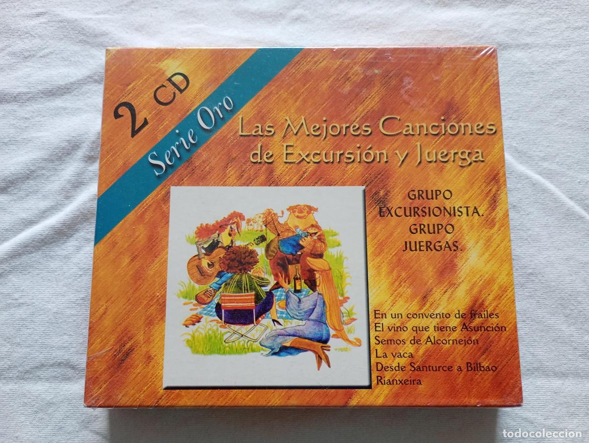 CDs de m&uacute;sica: Las mejores canciones de excursi&oacute;n y juerga. Serie Oro. Precintado. Nuevo