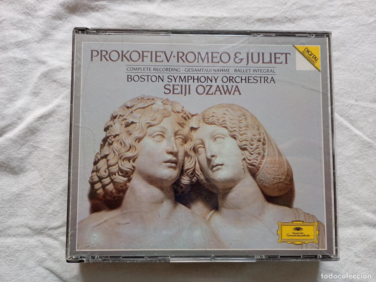 CDs de m&uacute;sica: PROKOFIEV. ROMEO AND JULIET. BOSTON SYMPHONY ORCHESTRA SEIJI OZAWA. 2 CD POLYDOR 1987