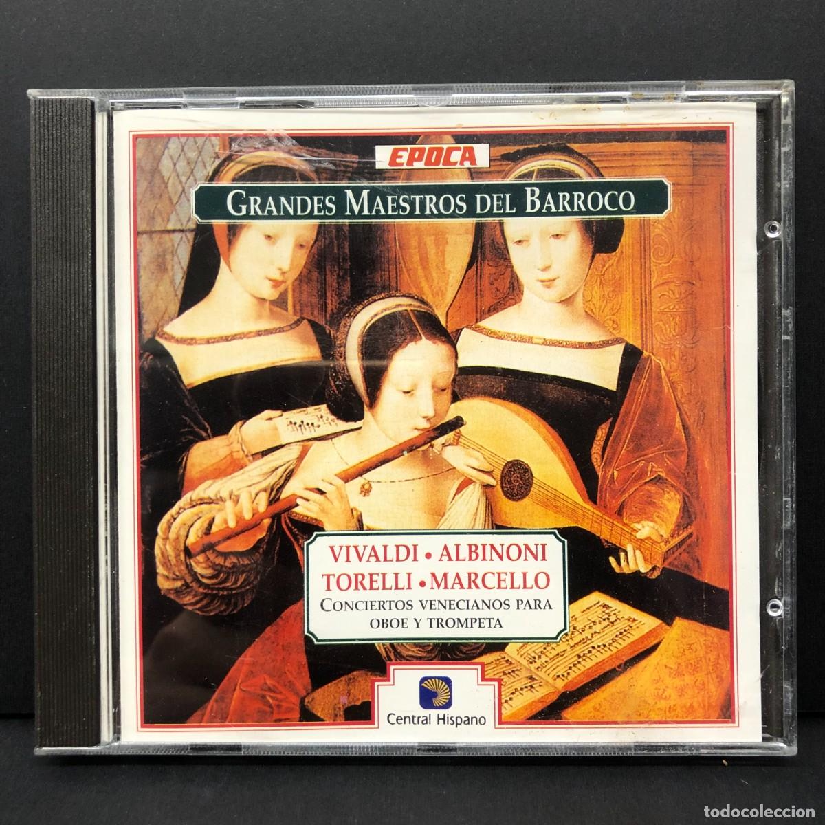 CDs de m&uacute;sica: GRANDES MAESTROS DEL BARROCO - VIVALDI, ALBINONI, TORELLI, MARCELLO - CD-600 - CD DISCO M&Uacute;SICA / 612