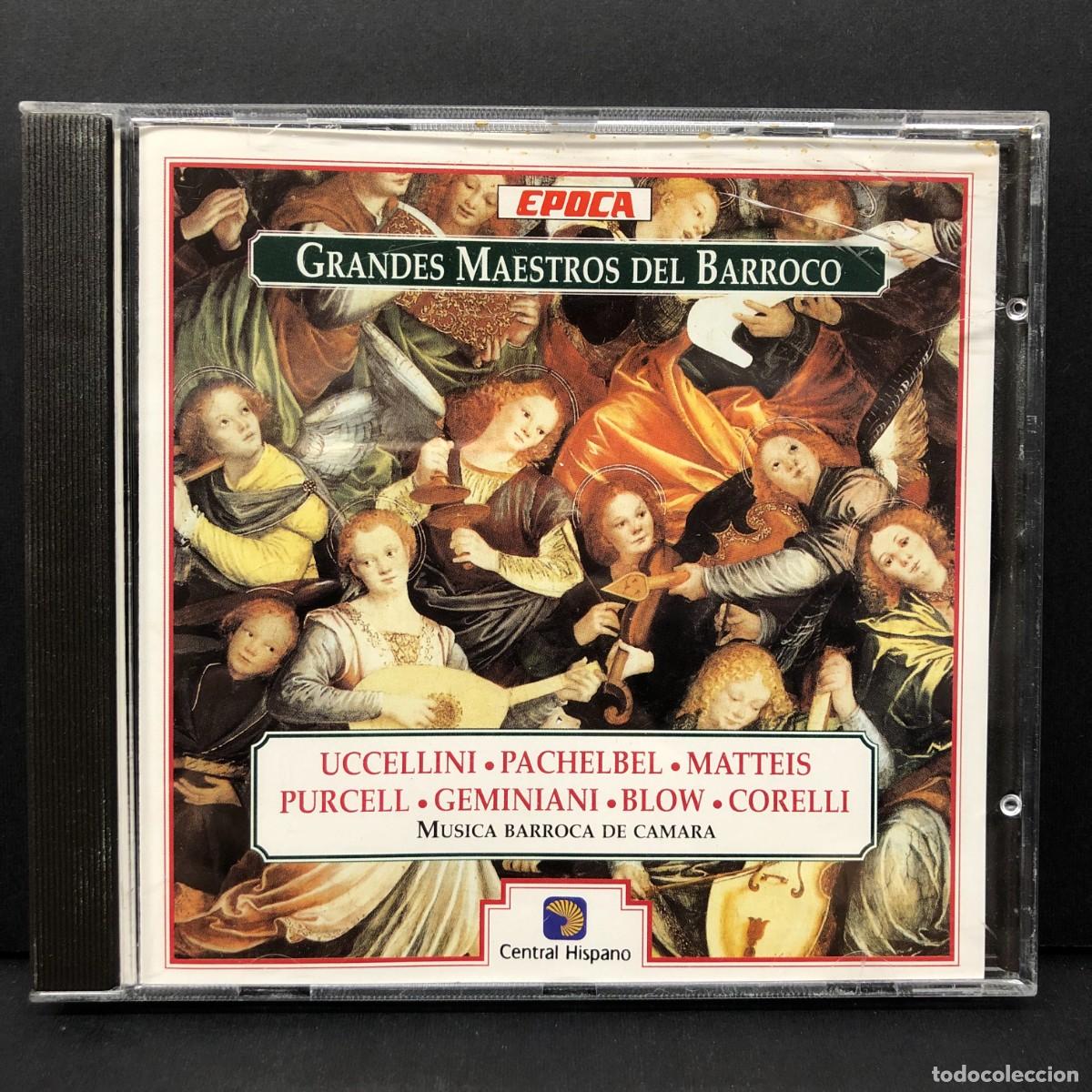 CDs de m&uacute;sica: GRANDES MAESTROS DEL BARROCO - UCCELLINI, PACHELBEL, MATTEIS, PURCELL - CD - DISCO M&Uacute;SICA / 622