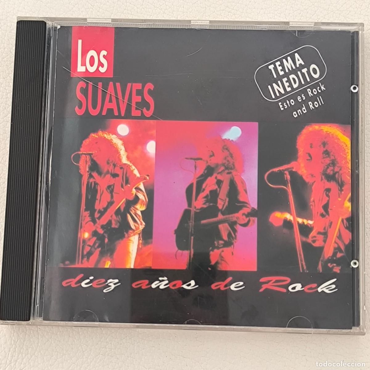 CDs de m&uacute;sica: Los suaves. Diez a&ntilde;os de rock. CD directo