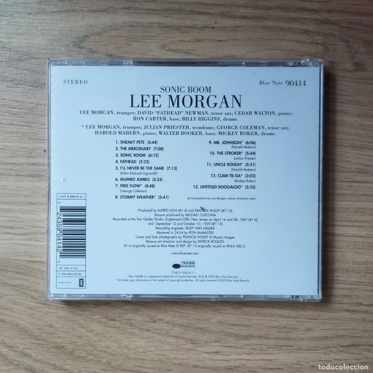 CDs de m&uacute;sica: Sonic Boom - Lee Morgan CD Blue Note - Foto 2