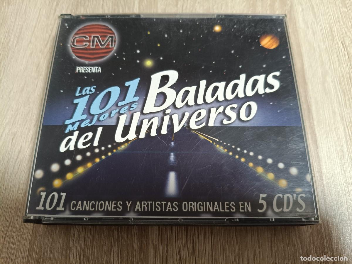 CDs de m&uacute;sica: 5 CD - LAS 101 MEJORES BALADAS DEL UNIVERSO - CRONICAS MARCIANAS