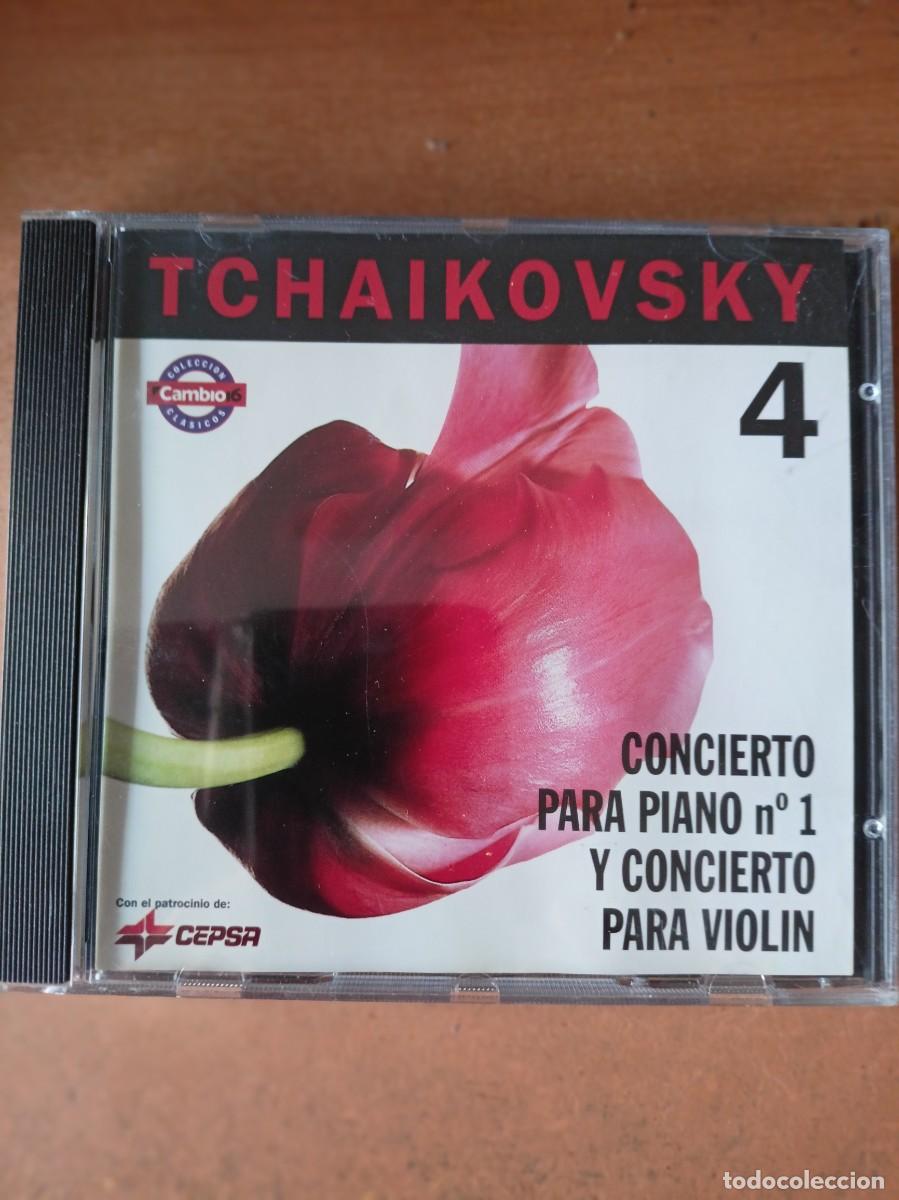 CDs de m&uacute;sica: Tchaikovsky 4 - Concierto para piano n&ordm; 1 y Concierto para violin CD