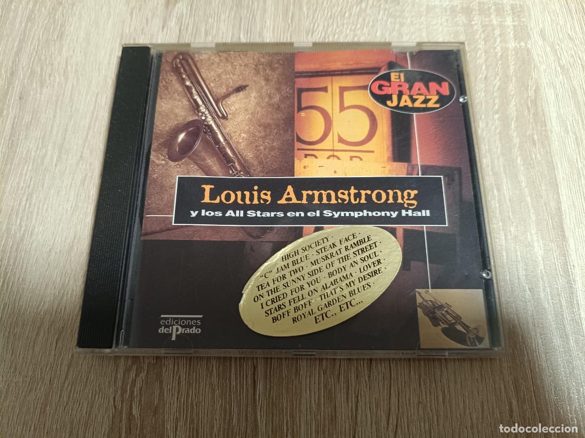 CDs de m&uacute;sica: CD - LOUIS ARMSTRONG - Y LOS ALL STAR EN EL SYMPHONY HALL - EL GRAN JAZZ