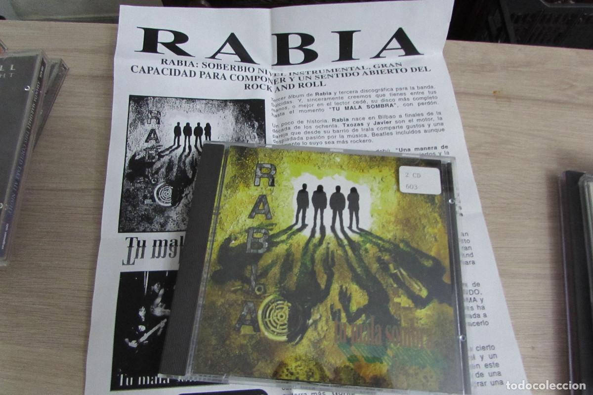 CDs de m&uacute;sica: RABIA La mala sombra CD CADENA 100 TXOZAS