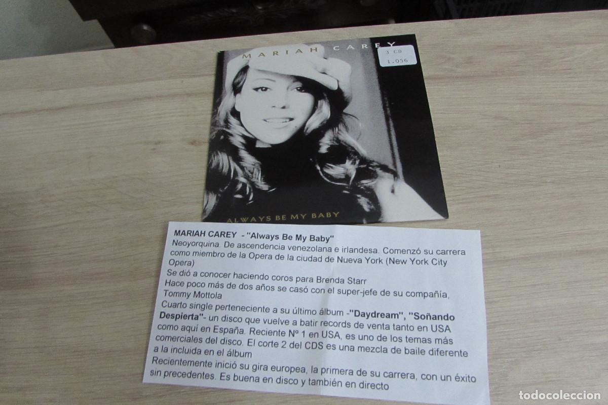 CDs de m&uacute;sica: Mariah Carey &ndash; Always Be My Baby CD SINGLE CADENA 100