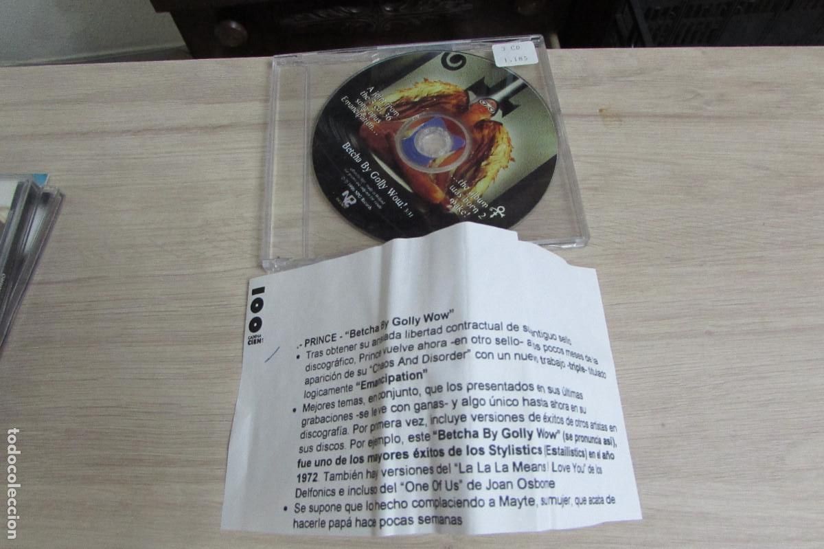 CDs de m&uacute;sica: PRINCE Betcha by golly wow CD SINGLE PROMO CADENA 100