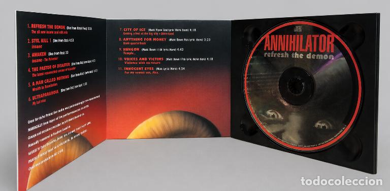 CDs de m&uacute;sica: T2 - ANNIHILATOR. REFRESH THE DEMON. CD. DIGIPACK. - Foto 2