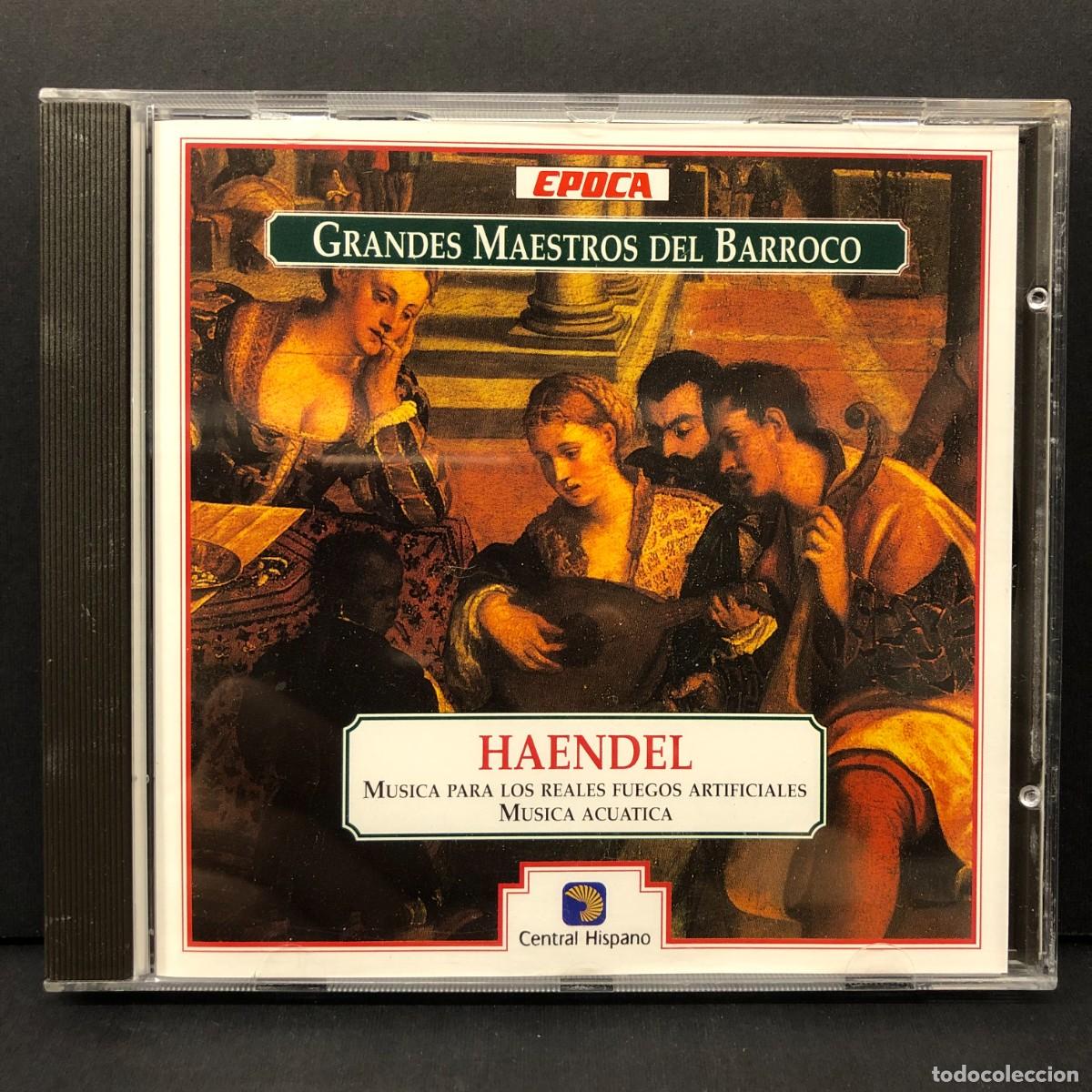 CDs de m&uacute;sica: HAENDEL - MUSICA PARA LOS FUEGOS ARTIFICIALES, MUSICA ACUATICA - CD-603 - CD - DISCO M&Uacute;SICA / 647