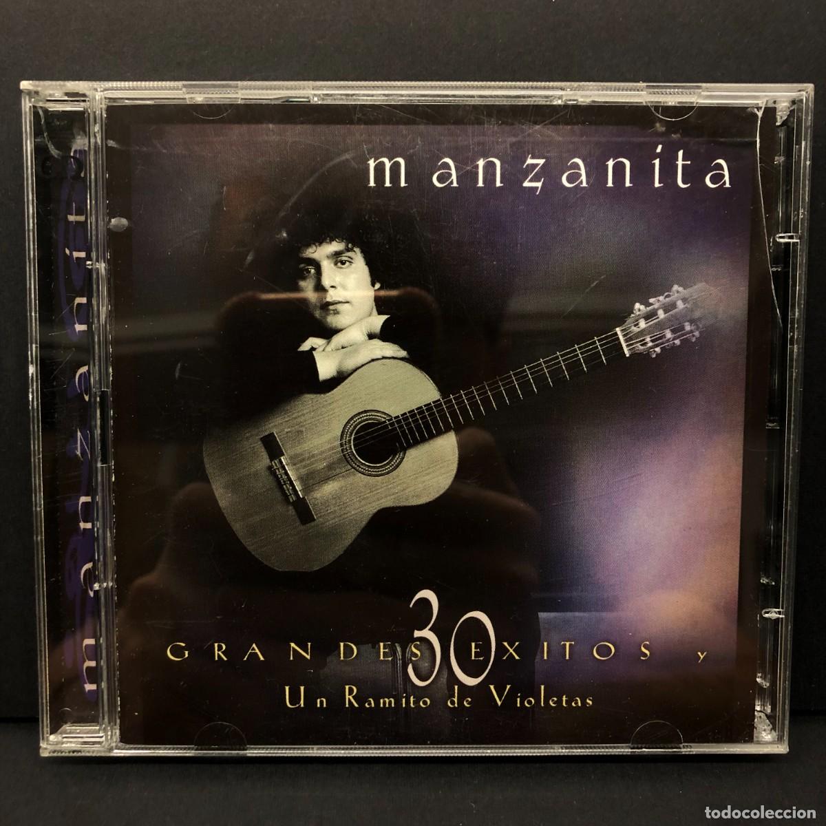 CDs de m&uacute;sica: MANZANITA - 30 GRANDES EXITOS Y UN RAMITO DE VIOLETAS - COL 492709 2 - 2 CDs - DISCO M&Uacute;SICA / 654