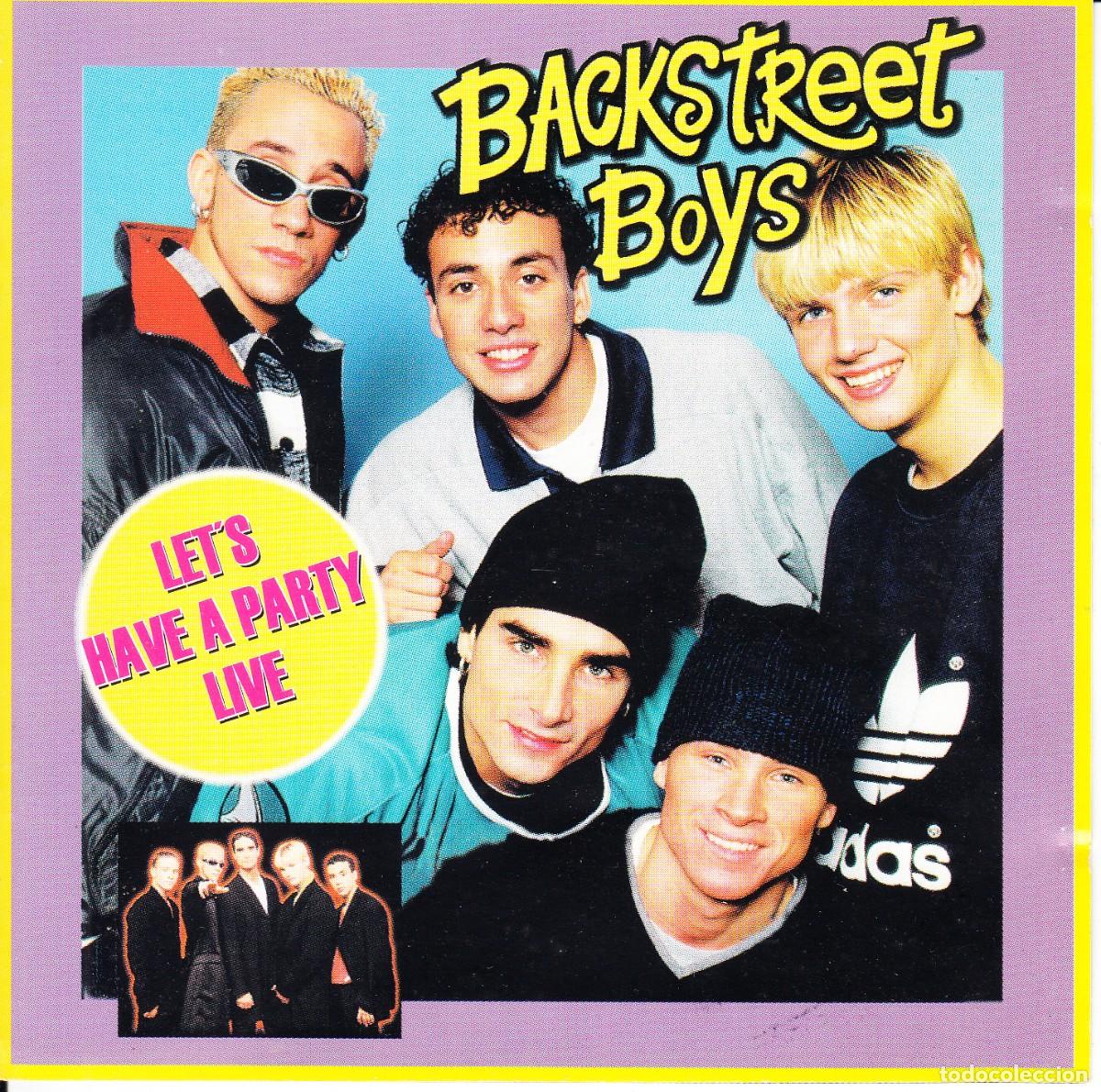 CDs de m&uacute;sica: BACK STREET BOYS. LET&acute;S HAVE A PARTY LIVE. CD.