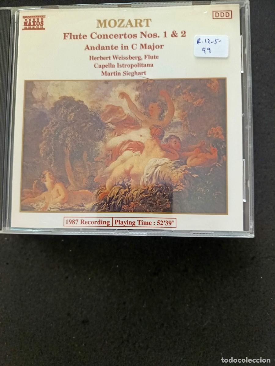 CDs de m&uacute;sica: MOZART: FLUTE CONCERTOS N&ordm;S 1 & 2 / ANDANTE IN C MAJOR. DIR: MARTIN SIEGHART. FLUTE: HERNERT WEISSB