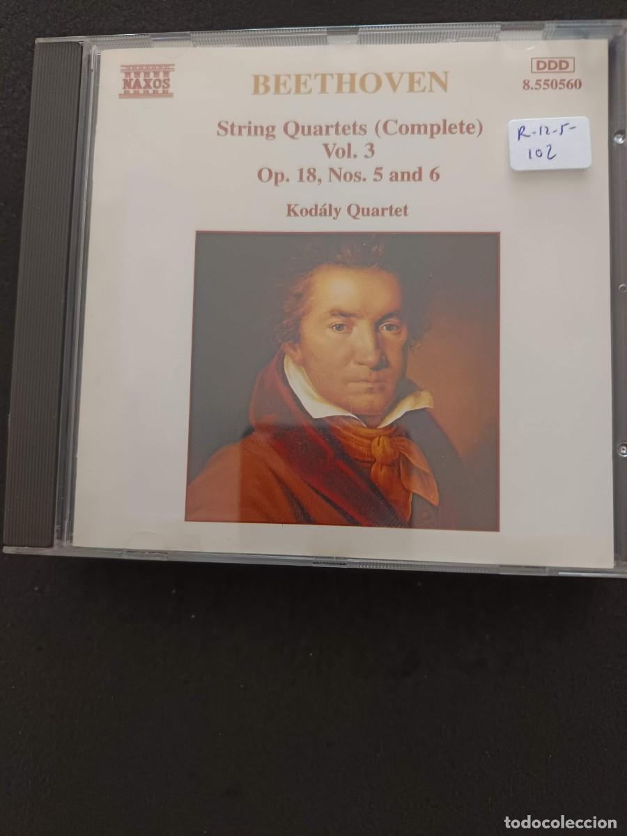 CDs de m&uacute;sica: BEETHOVEN: STRING QUARTETS (COMPLETE), VOL 3, OP.18, N&ordm;S 5 AND 6. KOD&Aacute;LY QUARTET