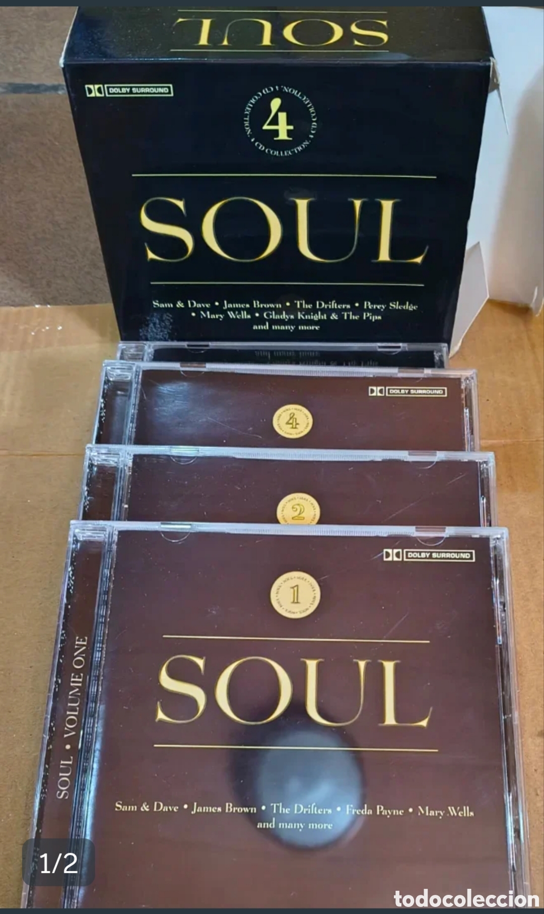 CDs de m&uacute;sica: Soul 4CD Collection Dolby Surround