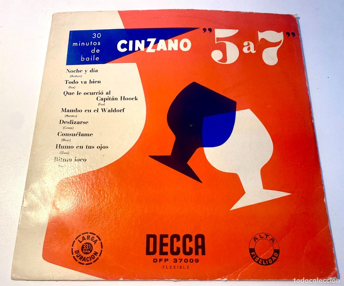 CDs de m&uacute;sica: Cinzano 5 &agrave; 7 (DECCA &ndash; DFP 37009 10&rdquo;, MiniAlbum) Easy Listening, Gypsy Jazz
