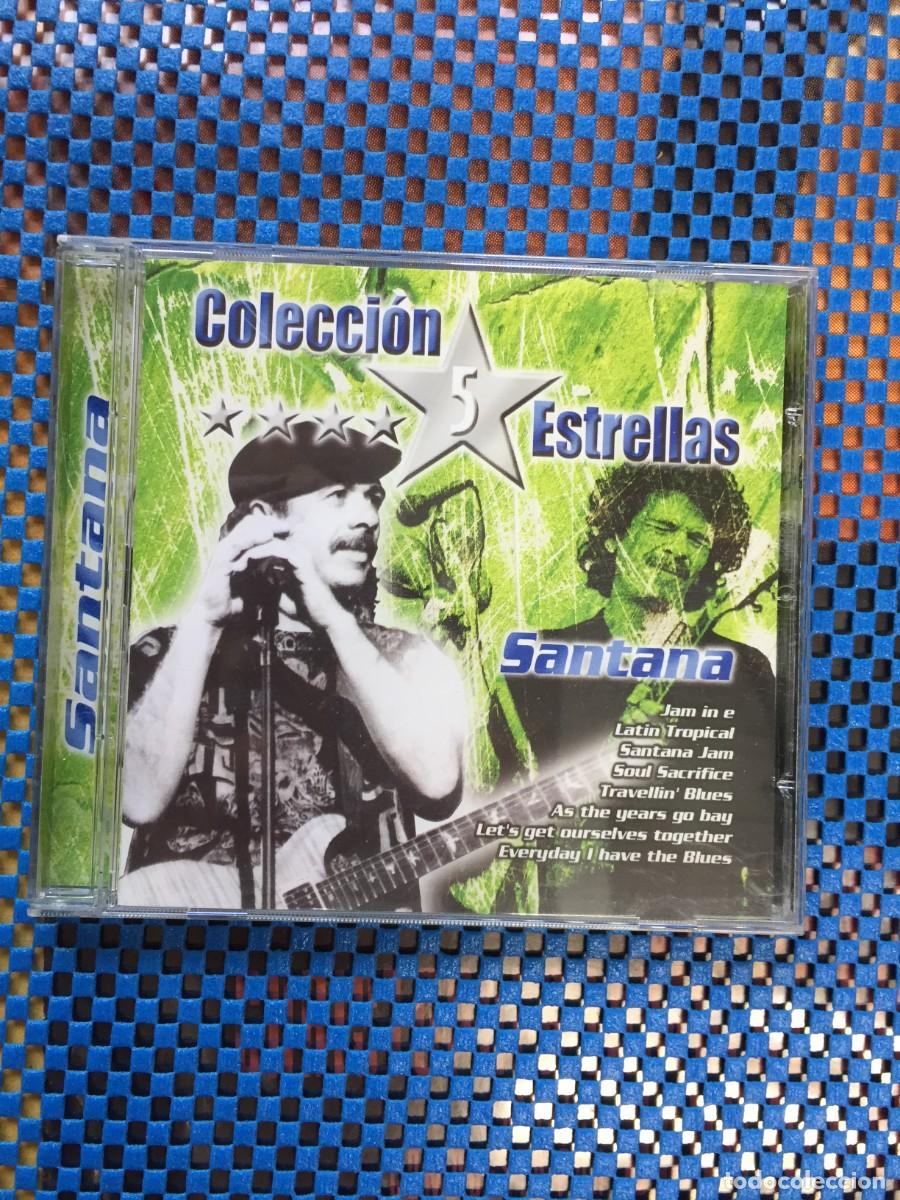 CDs de m&uacute;sica: cd Santana colecci&oacute;n 5 estrellas