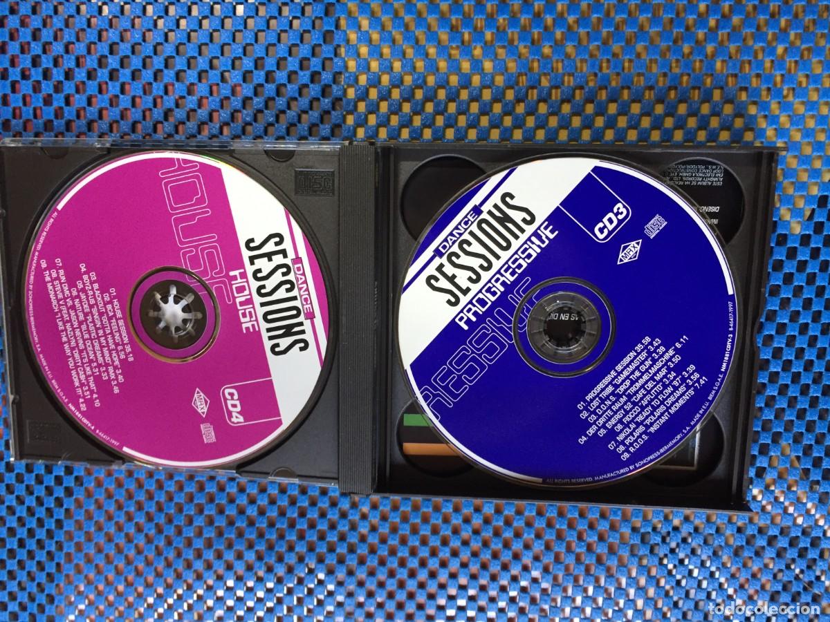 CDs de m&uacute;sica: cd dance sesions 4 cds progresive, techno, dance, house completo - Foto 3