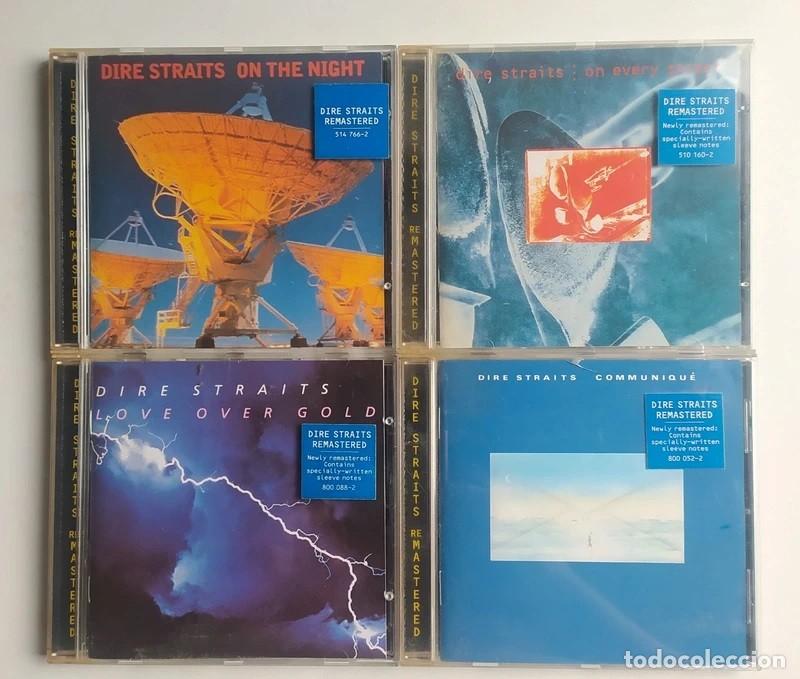 CDs de m&uacute;sica: Lote 4 cd dire straits remasterizado