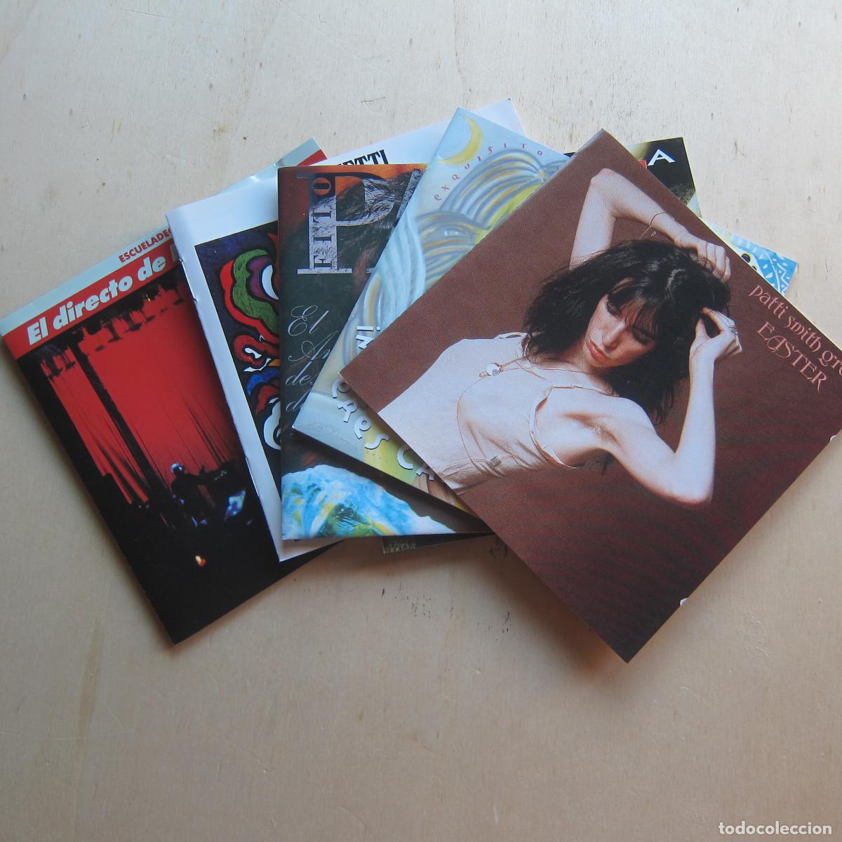 CDs de m&uacute;sica: PACK 6 LIBRETOS DE CDS - PATTI SMITH, RADIO FUTURA, AUTE, PAZ, GUERRA, VIGLIETTI (LIBRETOS) M&Uacute;SICA